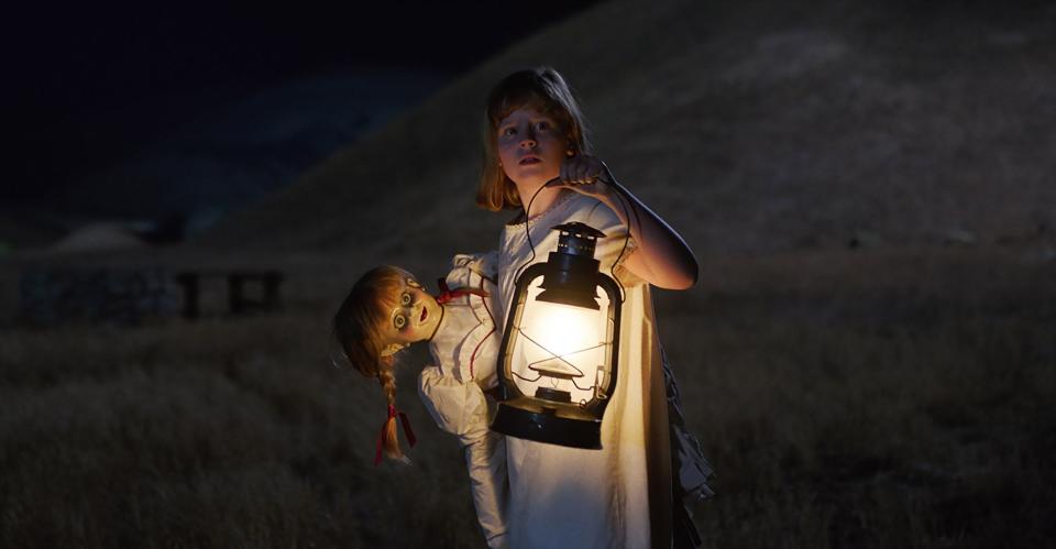 Lulu Wilson stars as an orphan girl who learns that stuff goes bad when a certain doll is around in the 1950s-set "Annabelle: Creation."