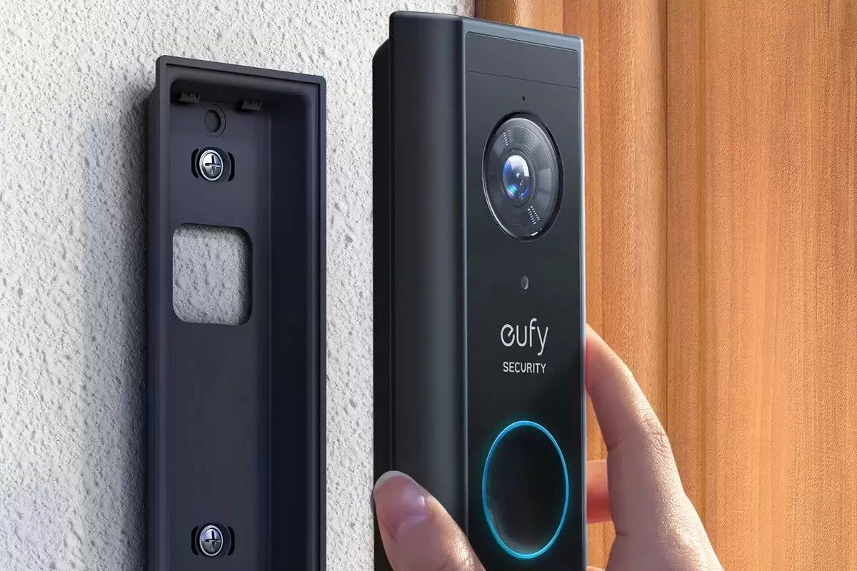 A Eufy video doorbell. Jackson claims one of the company’s devices uttered the misheard remark (Eufy)