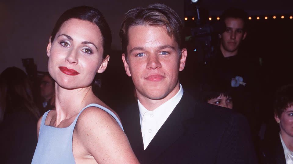 Matt Damon and Minnie Driver  in 1997. - Steve Granitz/WireImage/Getty Images