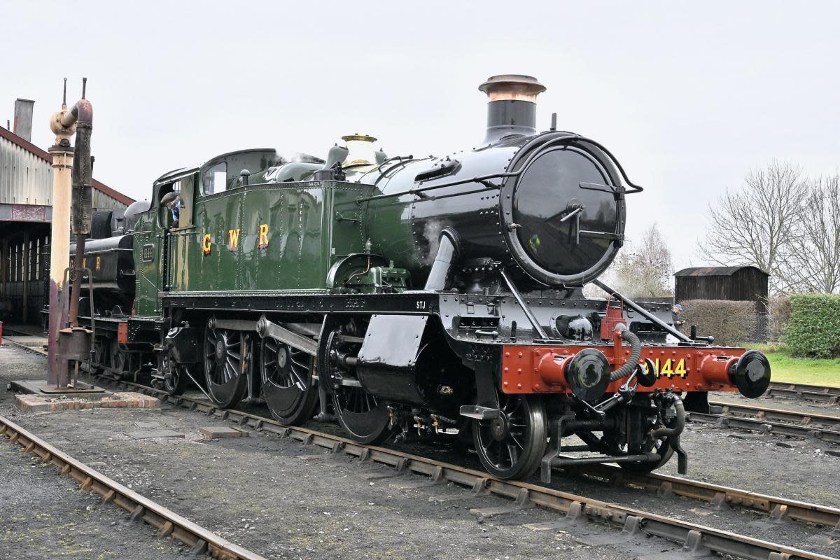 Great Western Railways 2-6-2 Large Prairie 4144 is one of the guest locos at the Steam Gala Picture: F Dumbleton <i>(Image: F Dumbleton)</i>