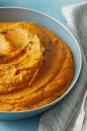 <p>A secret ingredient (okay, it's vanilla almond milk) sweetens this hearty vegetable blend. </p><p><a href="https://www.womansday.com/food-recipes/food-drinks/a26012705/mashed-sweet-potato-and-carrots-recipe/" rel="nofollow noopener" target="_blank" data-ylk="slk:Get the recipe for Mashed Sweet Potato and Carrots.;elm:context_link;itc:0;sec:content-canvas" class="link "><em>Get the recipe for Mashed Sweet Potato and Carrots.</em></a></p>