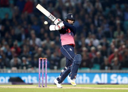 FILE PHOTO - Cricket - England vs West Indies - Fourth One Day International - Kia Oval, London, Britain - September 27, 2017 England's Moeen Ali in action Action Images via Reuters/Paul Childs