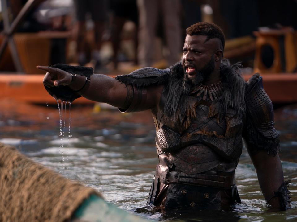 Winston Duke as M'Baku in "Black Panther: Wakanda Forever."