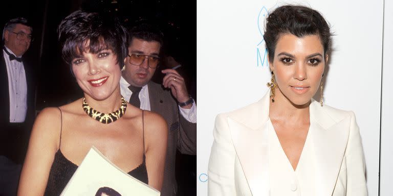 Kris Jenner and Kourtney Kardashian at 35