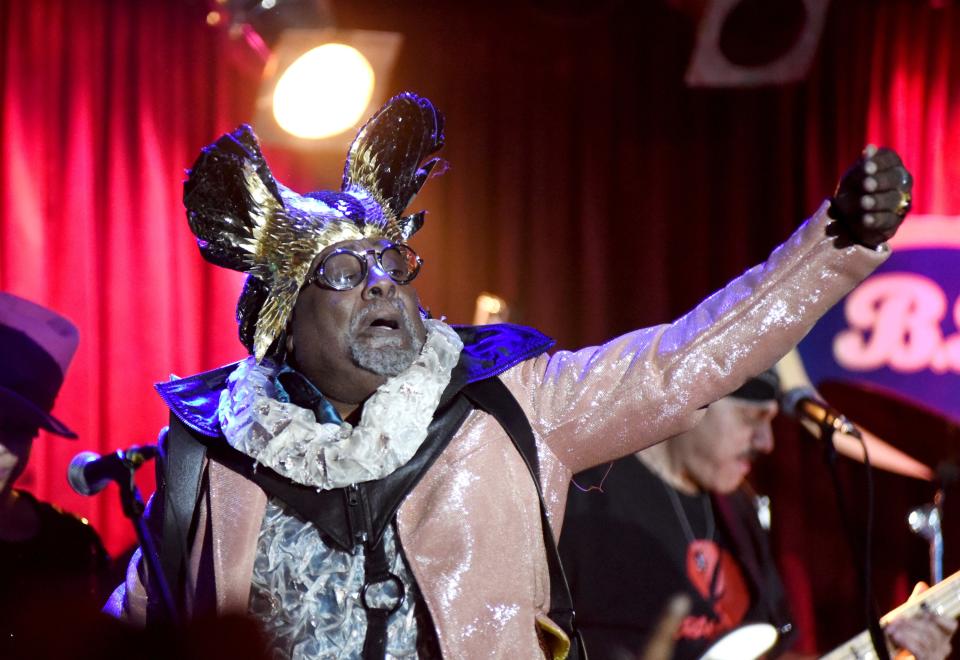 George Clinton onstage in 2018 - Credit: in attendance for George Everett Collection