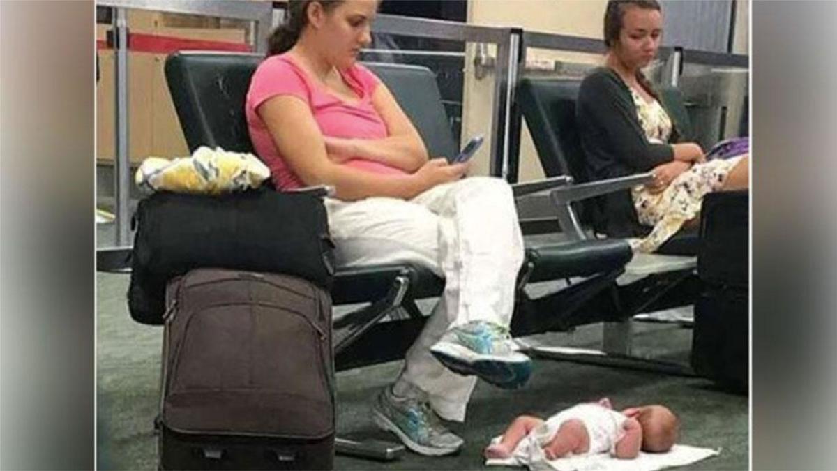 Exhausted mother who embarrassed herself for texting with her baby on the floor rejects ‘bad mom’ label