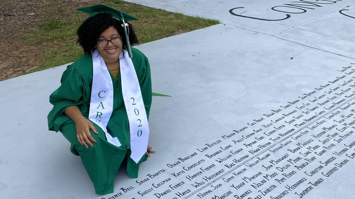 Cary High School senior graduates with perfect attendance since