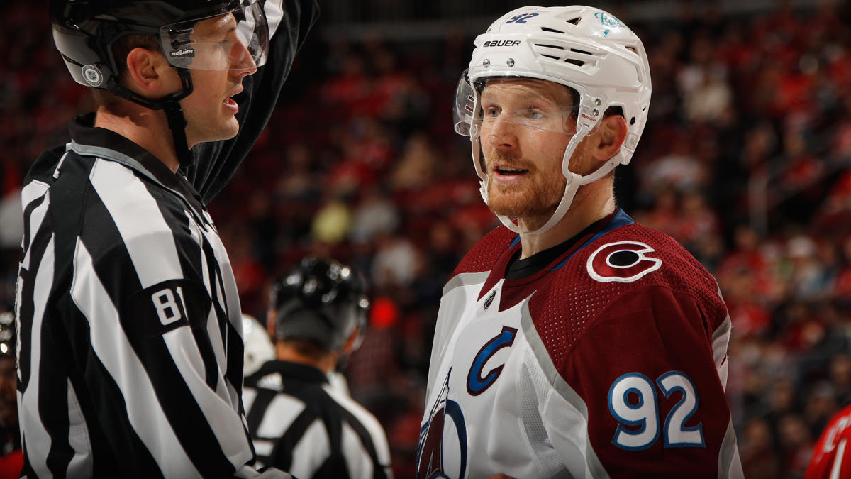 Colorado Avalanche Gabriel Landeskog hearing Department of Player