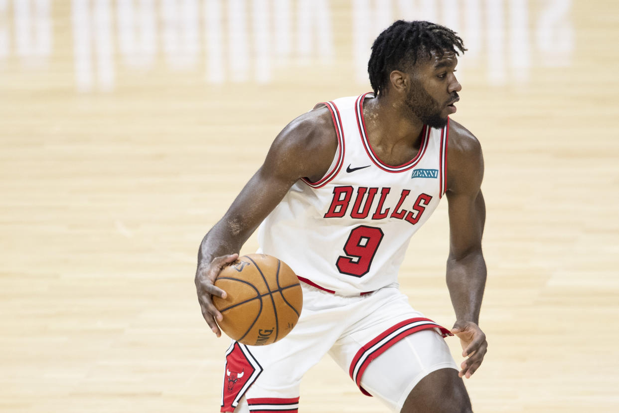 Patrick Williams started 71 games for the Chicago Bulls as a rookie last season. (Mitchell Leff/Getty Images)