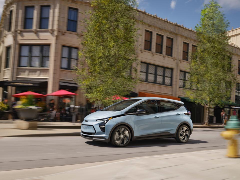 The Chevrolet Bolt EV electric hatchback.