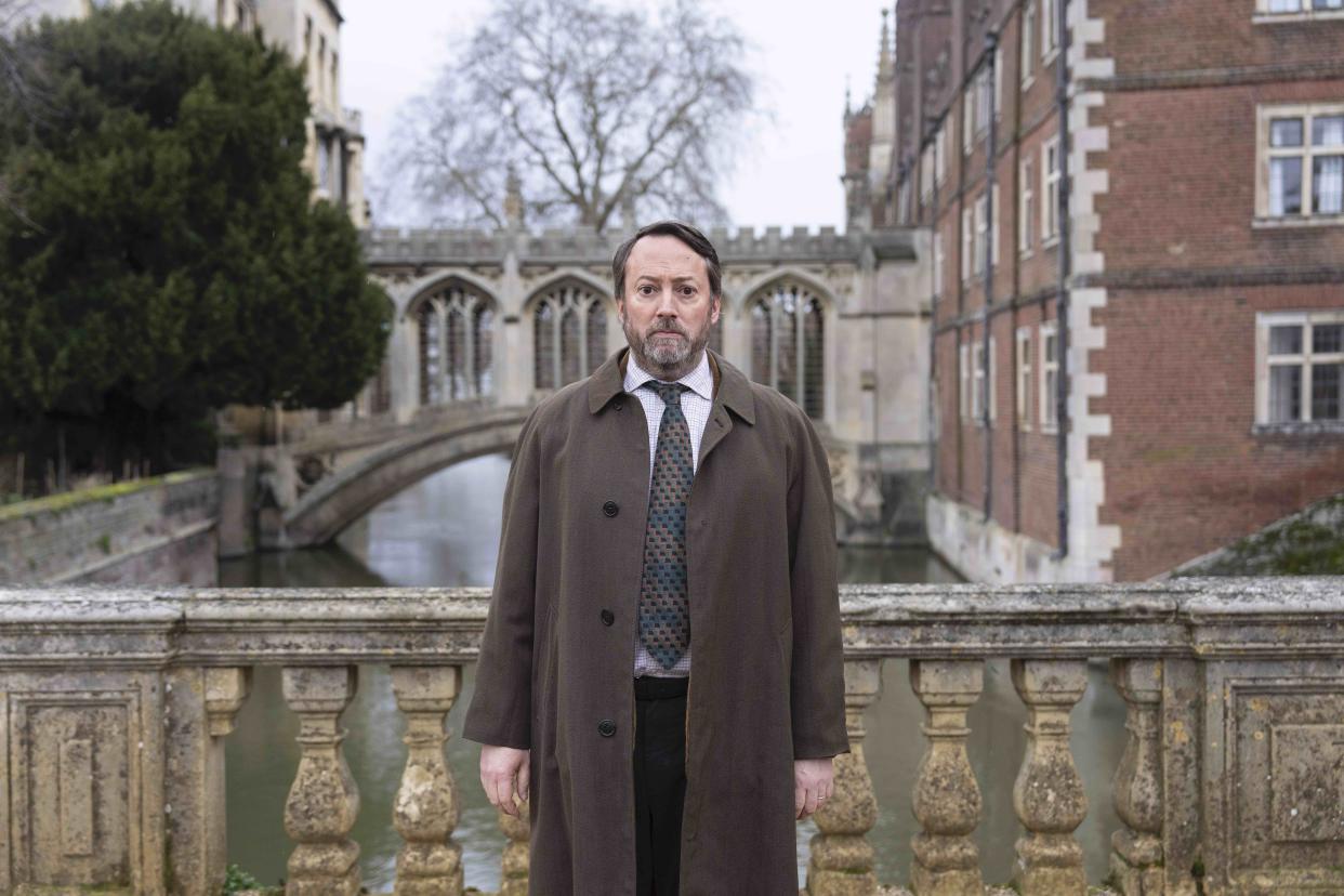  Ludwig on BBC1 stars David Mitchell (jn first look above) as a sleuth trying to find his missing twin brother. . 