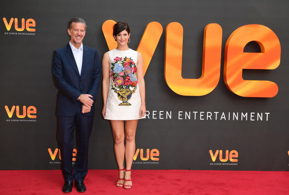 Tim Richards, CEO Vue International and Gemma Arterton re-open the newly refurbished Vue Cinema, London. (Photo by Ian West/PA Images via Getty Images)