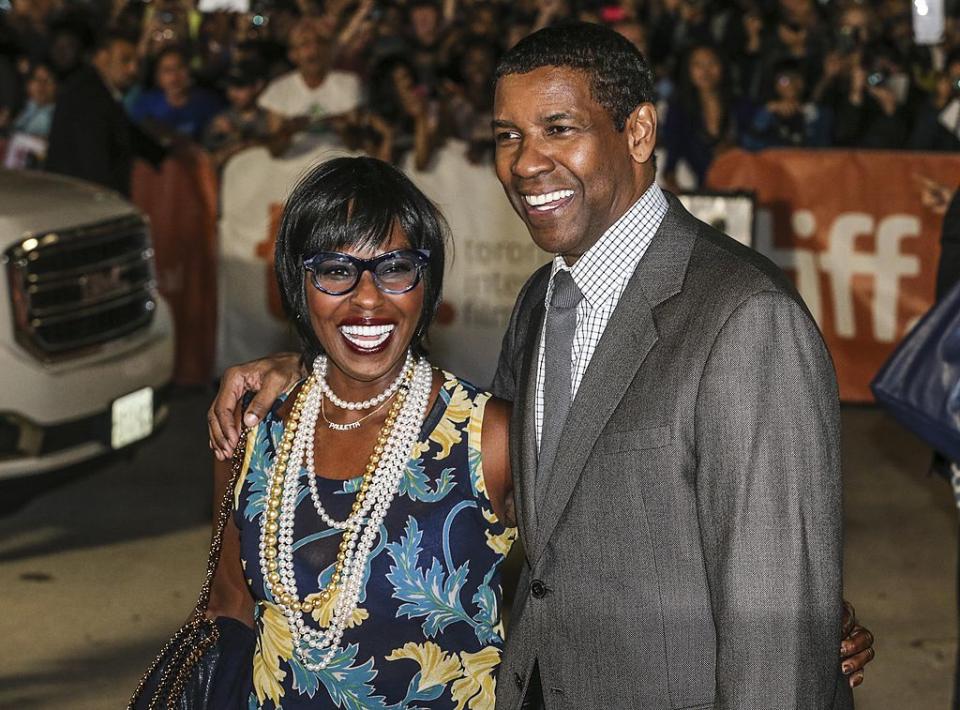 <p>Here’s yet another Hollywood couple that has been hit with divorce rumours, but again rumours are rumours. The couple began dating in the late ‘70s and tied the knot in 1983. Denzel, who has earned more Oscar nominations than any other black man in history, showed to the world his love (and need) for his wife at the Golden Globes last year. Pauletta appeared on stage with the actor during his acceptance speech, making sure he had his glasses on so he could actually read. It’s the little things. Denzel even joked about his time with his wife at the Golden Globes, which makes the man even more adorable, if that’s possible. </p>