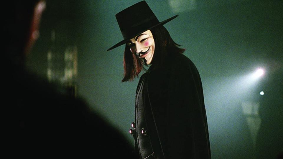 <p> The Wachowskis may not have directed 2005's V for Vendetta, but they did write the screenplay. Set in an alternative facist future in the UK, the movie stars Hugo Weaving as V, a masked anarchist terrorist. Natalie Portman plays Evey, a woman who gets caught up in his mission to start a revolution. It's based on the graphic novel written by Alan Moore and has a healthy dose of the Wahcowskis political dystopian plotlines.  </p>