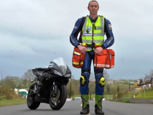 Dr John Hinds & Bike 1