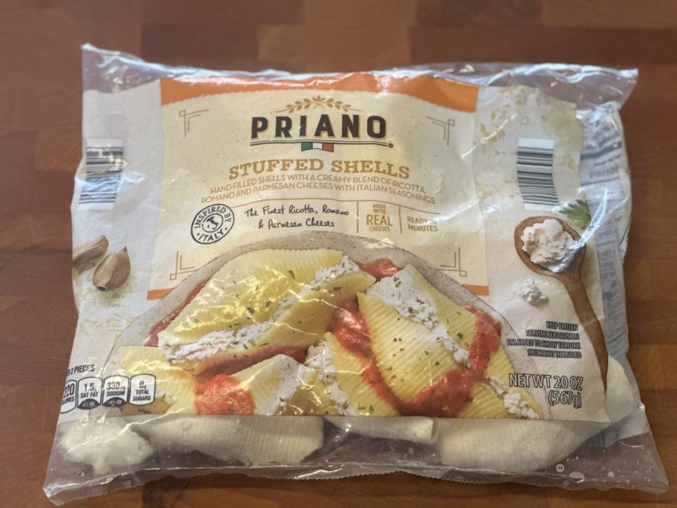 aldi priano stuffed shells