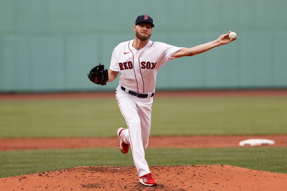 Before making his 2021 MLB debut on Sunday, Red Sox pitcher Chris Sale had a 1.35 ERA with 35 strikeouts in 20 innings over five minor-league rehab starts.
