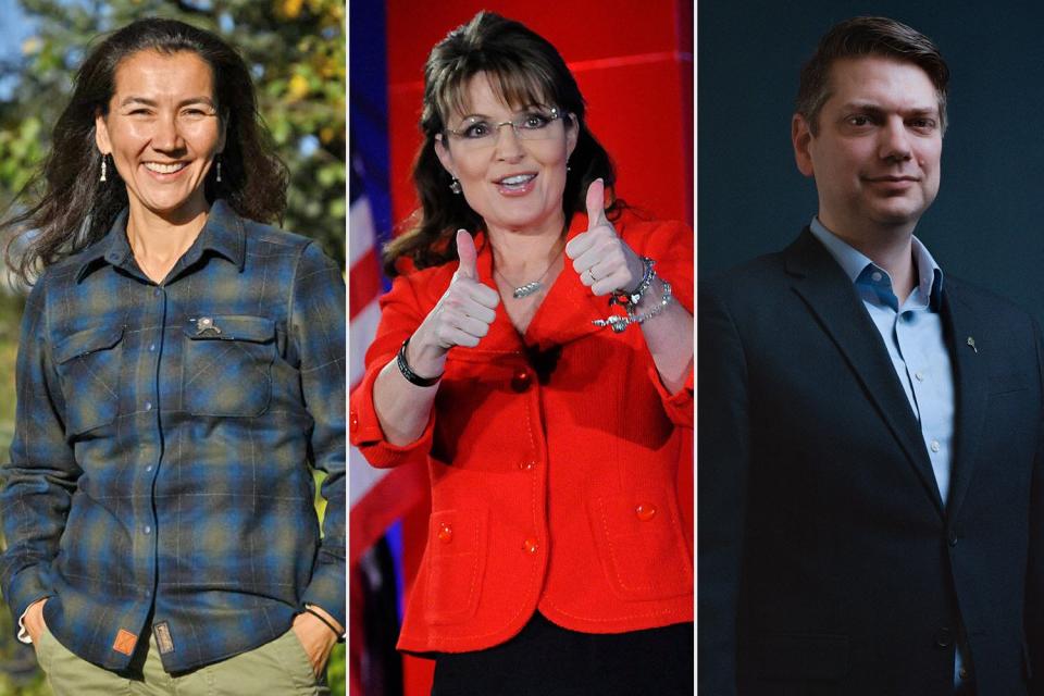 Mary Peltola, Sarah Palin, and Nick Begich III