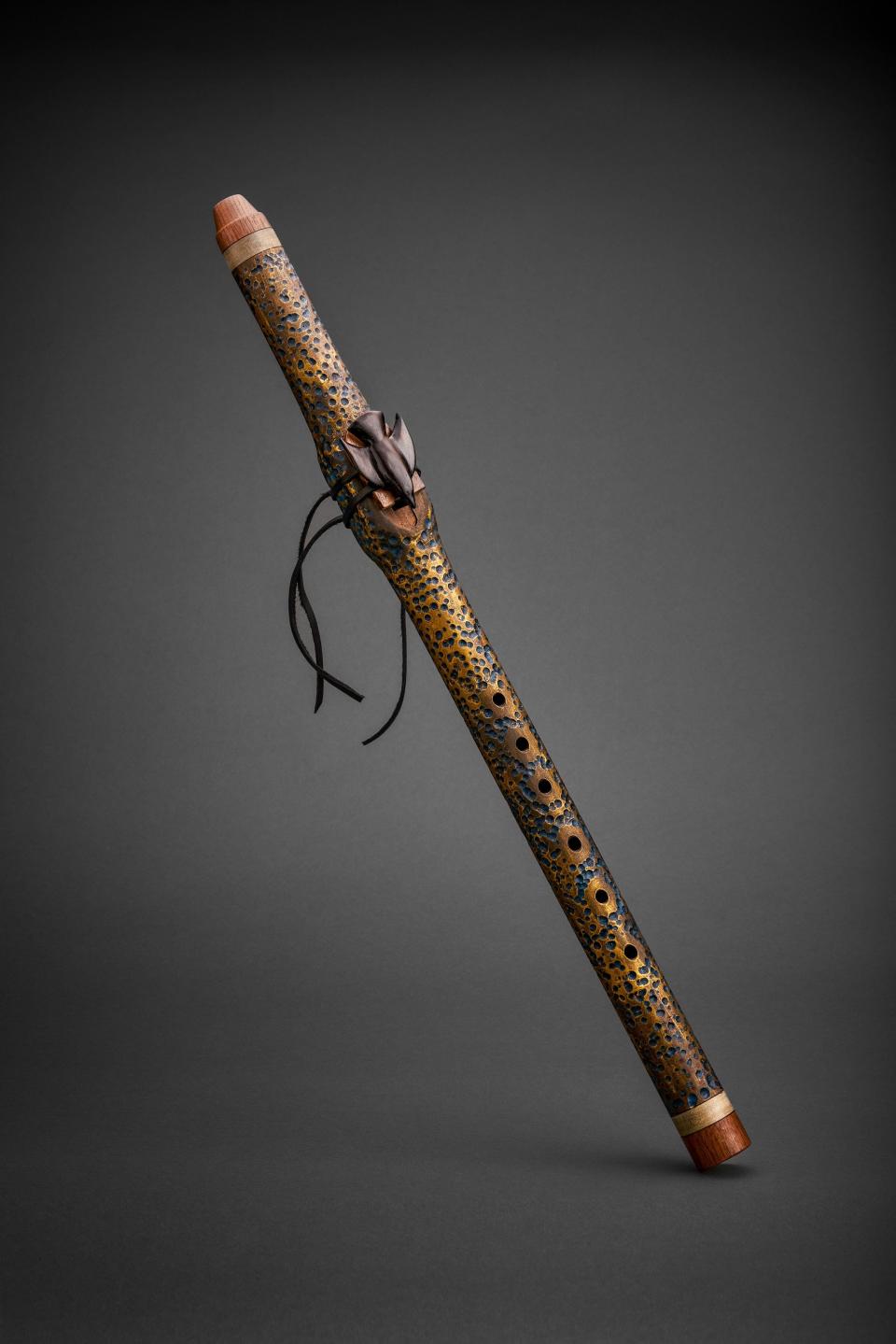 A flute handcrafted by Lee Entrekin