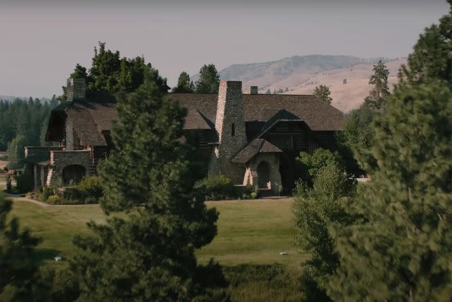 <p>Paramount+</p> The main house at Chief Joseph Ranch in Darby, Montana, where 'Yellowstone' is filmed.