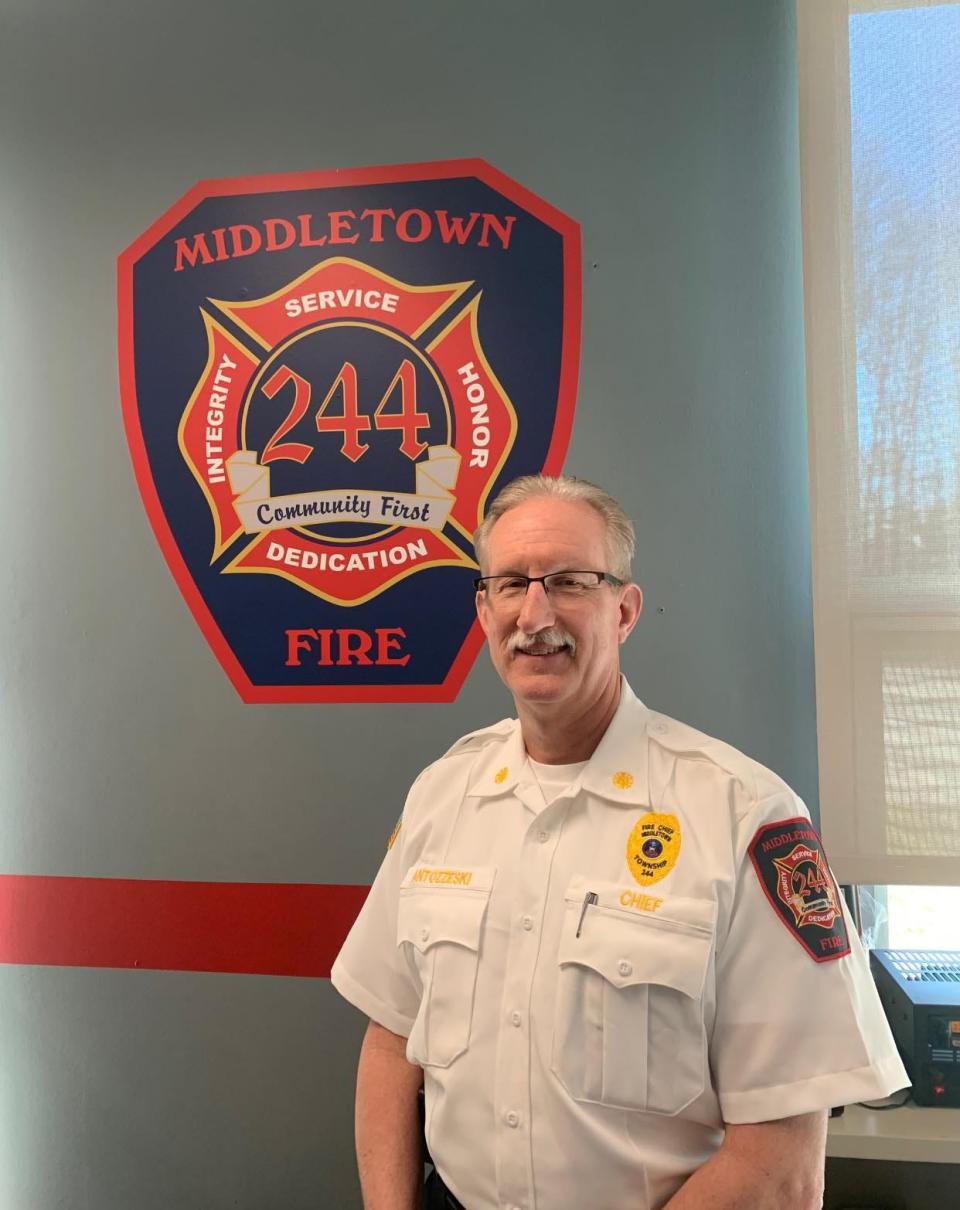 Mark Antozzeski was appointed the Middletown first career fire chief.