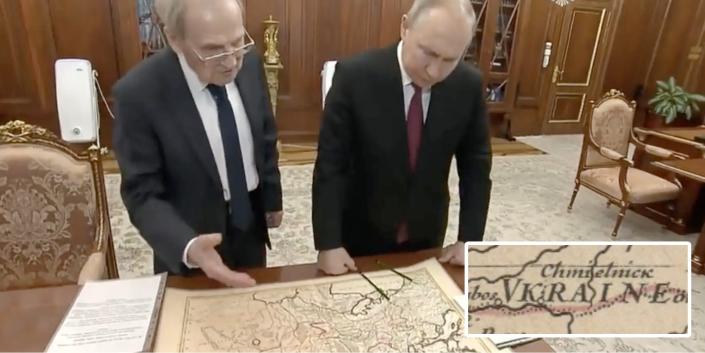 Putin Ukraine map