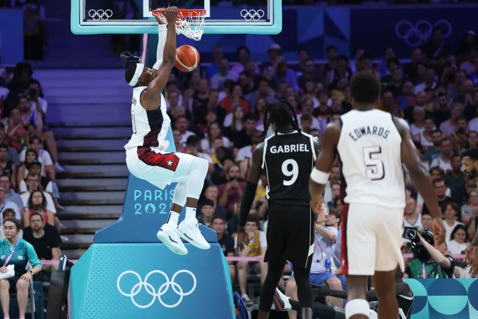 Bam Adebayo。（Photo by THOMAS COEX/AFP via Getty Images）