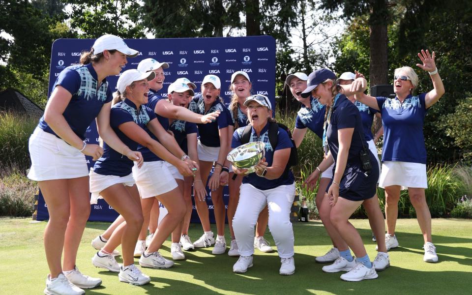 US grip on global golf weakens as GB and Ireland win Curtis Cup Yahoo