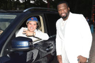 <p>John Leguizamo and 50 Cent were all smiles at the Hamptons premiere of <em>Power Book II: Ghost</em> in New York.</p>