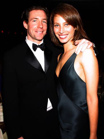 <p>KMazur/WireImage</p> Edward Burns and Christy Turlington during 'A Very Special Christmas' concert in December 2000.