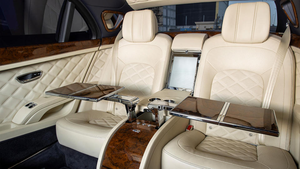 Inside the Mulsanne Grand Limousine - Credit: Bentley
