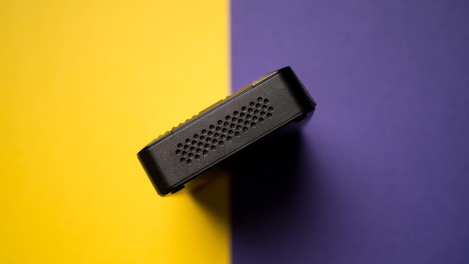 Side view of the Zotac Zbox Pico PI430AJ with the vents