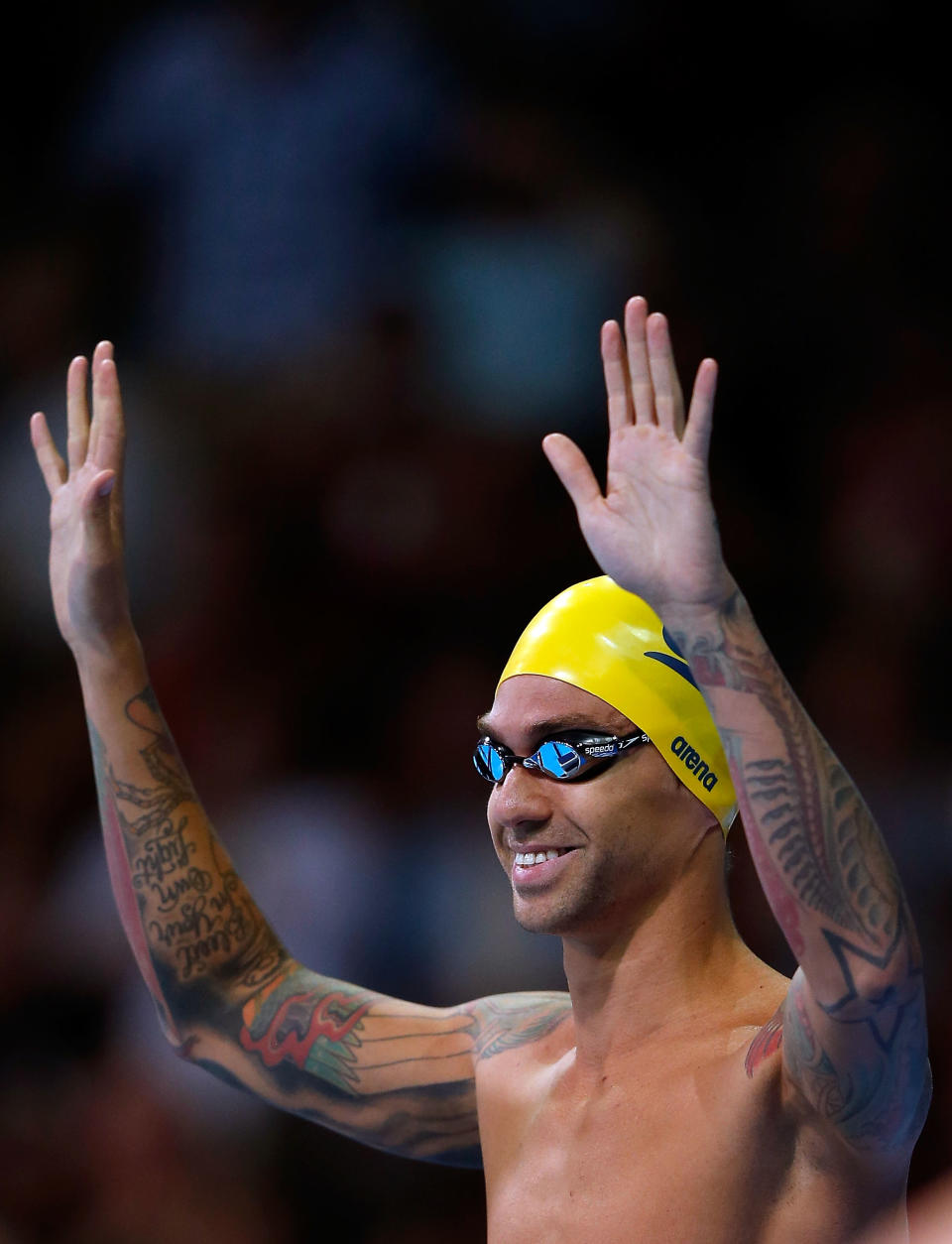 Swimmer Anthony Ervin won a gold medal in the 50-meter freestyle at the 2000 Summer Olympics, and then retired in 2003 at the age of 22. He started training again last year for an Olympic comeback, and that journey culminated at the Olympic Trials, where he finished second in the 50 free in 21.60 seconds to qualify for the London Games. (Photo by Jamie Squire/Getty Images)