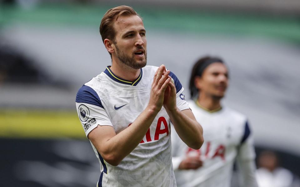 Kane looks baffled after narrowly failing to make it 2-0 - SHUTTERSTOCK