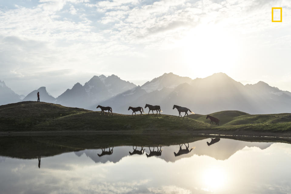 <p>“Morning at Koruldi Lakes in Georgia (country).” (<a rel="nofollow noopener" href="http://yourshot.nationalgeographic.com/profile/1512900/" target="_blank" data-ylk="slk:Witold Ziomek;elm:context_link;itc:0;sec:content-canvas" class="link ">Witold Ziomek</a> / National Geographic Nature Photographer of the Year contest) </p>