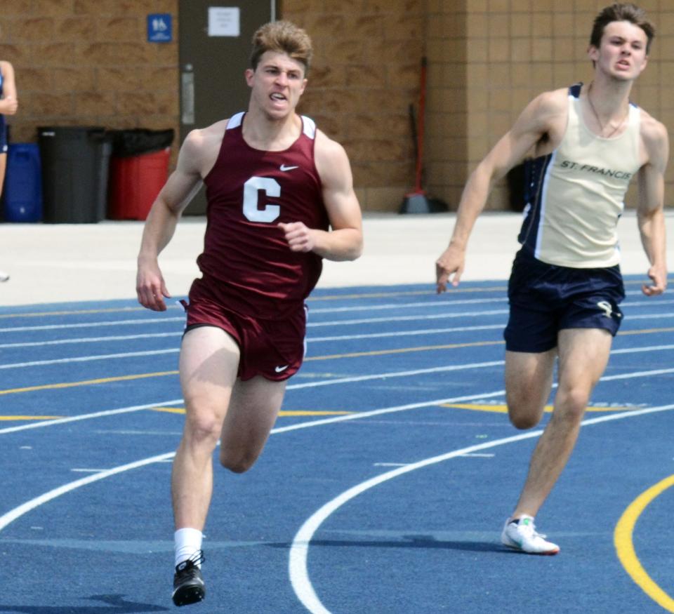 Charlevoix's set a new PR in second place in the 400 and helped the Rayders earn runner-up in the 1600 meter relay at the LMC Championships.