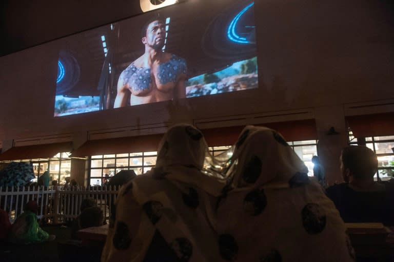 Movie screenings at Union Market in Washington feature waitresses on rollers skates serving concessions