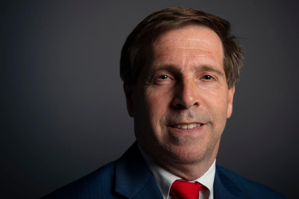 Congressman Chuck Fleischmann photographed in the Knox News photo studio in Knoxville, Tenn. on Thursday, Feb. 24, 2022.