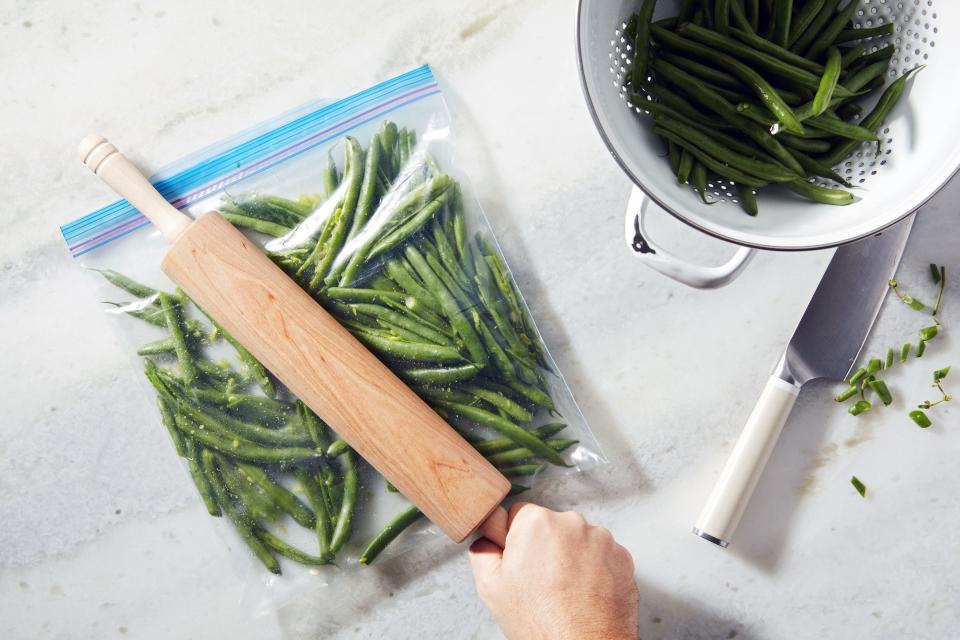 Cooking your green beans is overrated. Smashing them is not.