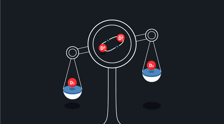 Figure of the D1 and D2 meson.