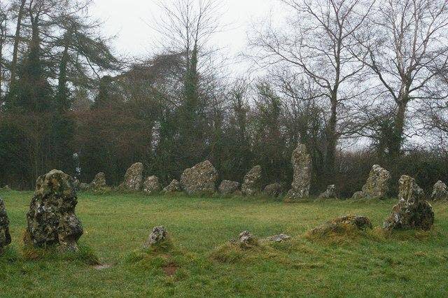 The Rollright Stones are said to be a petrified monarch and his courtiers (Christopher Hilton)