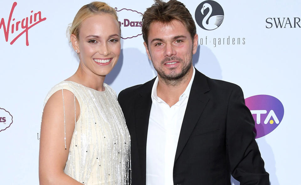 Donna Vekic and Stan Wawrinka, pictured here in 2017.