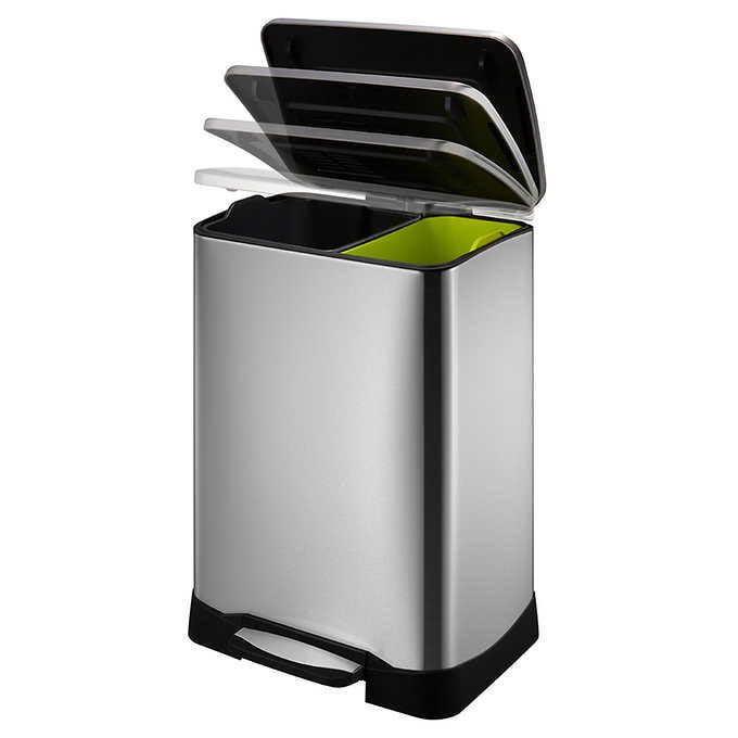 Neocube Stainless Steel Recycling and Trash Bin