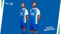 <p>A regular theme this year, a team trying to recreate a retro classic, but it has not worked. Blue with a white and green trim – oh dear. (WAFC’s website) </p>