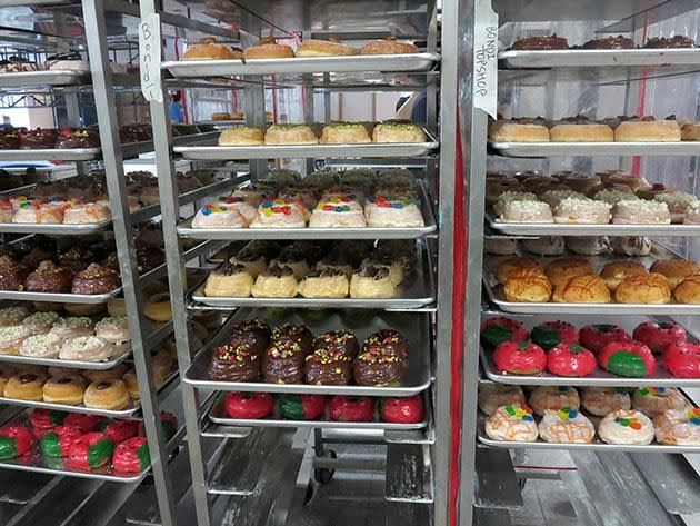 Behind-the-scenes at Doughnut Time. Photo: Kate Moffatt.