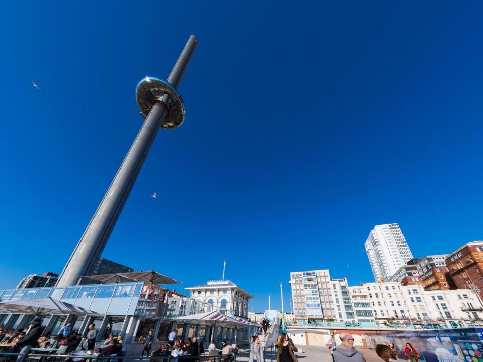 Sky high: the i360 gives you the best views of Brighton (iStock)