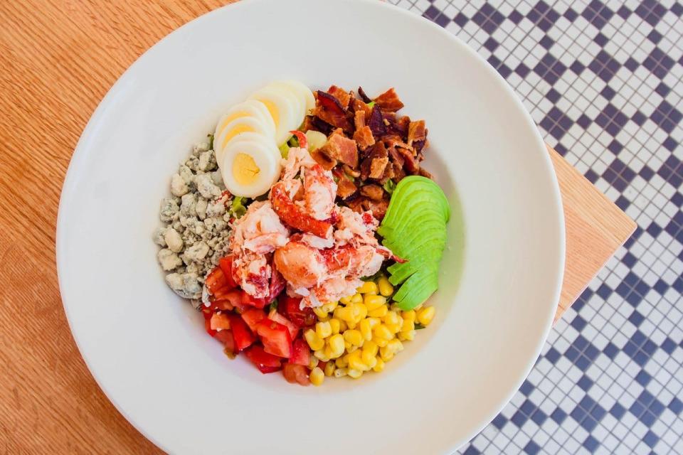 Lobstre cobb salad at Hazel's in Birmingham