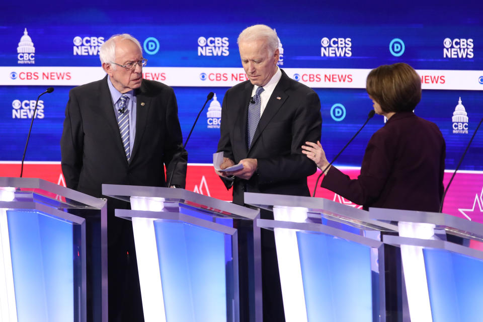 Democratic Presidential Candidates Debate In Charleston Ahead Of SC Primary