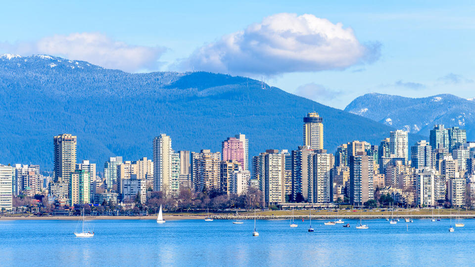 coast line of Vancouver Canada