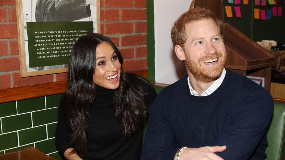 Prince Harry and Meghan in Edinburgh